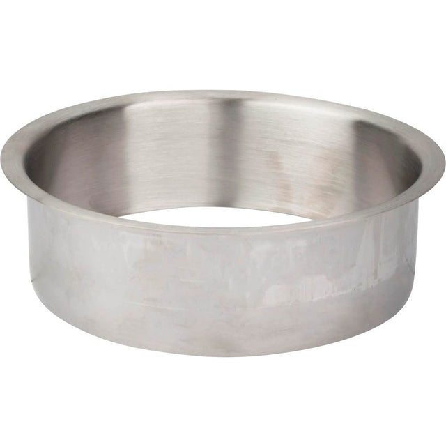 Hardware Resources - 6'' Diameter 2'' Height Brushed Stainless Steel Trash Can Ring - Stainless Steel