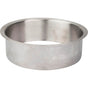 Hardware Resources - 6'' Diameter 2'' Height Brushed Stainless Steel Trash Can Ring - Stainless Steel