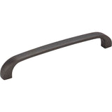 Hardware Resources - 128 mm Center-to-Center Gun Metal Square Slade Cabinet Pull - Gun Metal