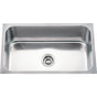 Hardware Resources - 30'' L x 18'' W x 9'' D Undermount 18 Gauge Stainless Steel Single Bowl Sink - Stainless Steel