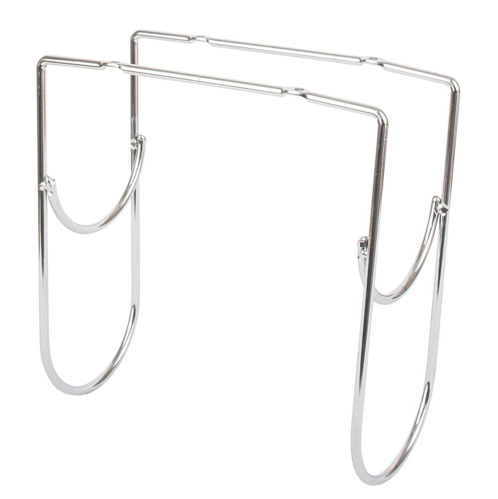 Hardware Resources - Polished Chrome Under Cabinet Wine Bottle Rack - Chrome
