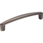 Hardware Resources - 128 mm Center-to-Center Brushed Pewter Rope Detailed Lindos Cabinet Pull - Brushed Pewter