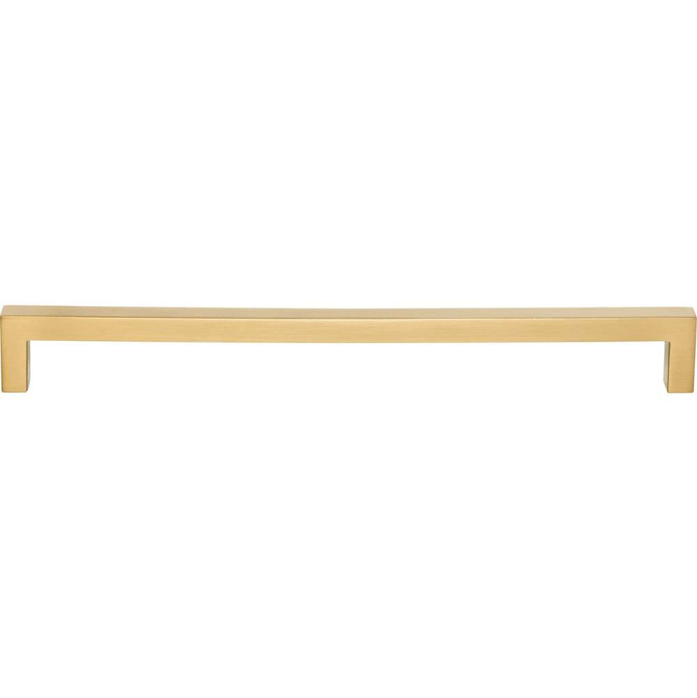 224 mm Center-to-Center Brushed Gold Square Stanton Cabinet Bar Pull