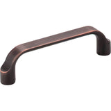 Hardware Resources - 96 mm Center-to-Center Brushed Oil Rubbed Bronze Brenton Cabinet Pull - Brushed Oil Rubbed Bronze