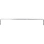 Hardware Resources - 12-1/4'' Metal Shelf Rail - Polished Chrome