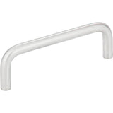 Hardware Resources - 3-1/2'' Center-to-Center Brushed Chrome Torino Cabinet Wire Pull - Brushed Chrome