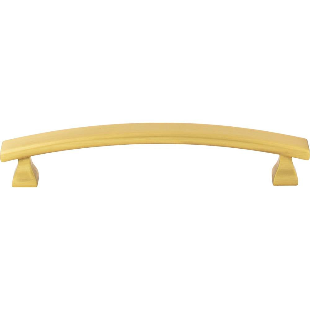 128 mm Center-to-Center Brushed Gold Square Hadly Cabinet Pull