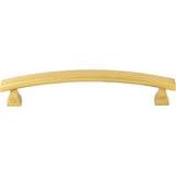 128 mm Center-to-Center Brushed Gold Square Hadly Cabinet Pull