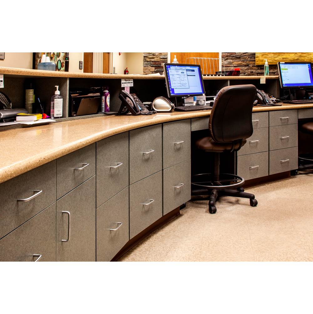3-1/2'' Center-to-Center Stainless Steel Torino Cabinet Wire Pull