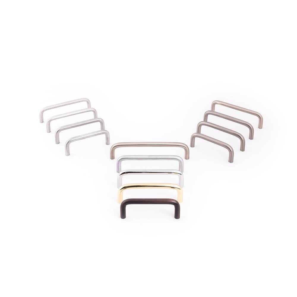 96 mm Center-to-Center Brushed Chrome Torino Cabinet Wire Pull