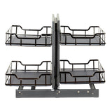 STORAGE WITH STYLE  Black Nickel 18'' Blind Corner Organizer