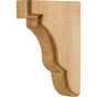 Hardware Resources - 1-3/4'' W x 5'' D x 7'' H Maple Square Edge Corbel - Unfinished