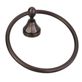 Hardware Resources - Newbury Brushed Oil Rubbed Bronze Towel Ring - Retail Packaged - Brushed Oil Rubbed Bronze