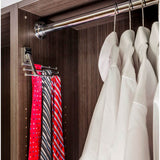 Brushed Oil Rubbed Bronze Tri-Level Hook Tie Organizer