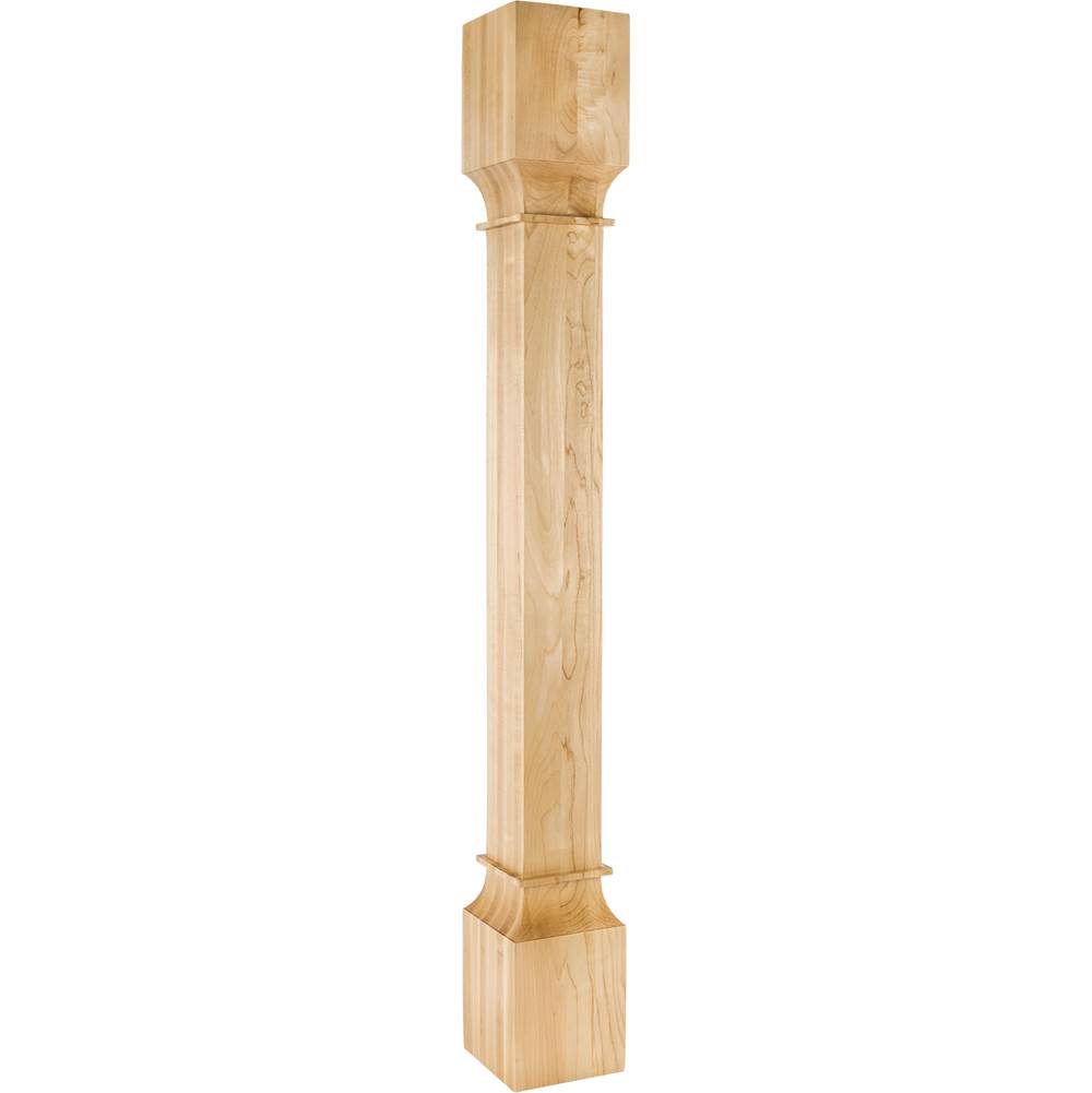 Hardware Resources - 5'' W x 5'' D x 42'' H Cherry Square Post - Unfinished