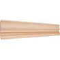 Hardware Resources - 3/4'' D x 4-1/2'' H Poplar Rope Crown Moulding - Unfinished