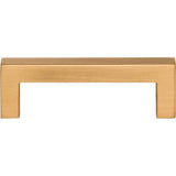 3'' Center-to-Center Brushed Gold Square Stanton Cabinet Bar Pull