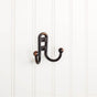 Hardware Resources - 2-9/16'' Brushed Oil Rubbed Bronze Classic Double Prong Ball End Wall Mounted Hook - Brushed Oil Rubbed Bronze