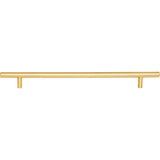256 mm Center-to-Center Brushed Gold Naples Cabinet Bar Pull