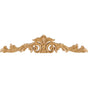 Hardware Resources - 15-1/4'' W x 1/2'' D x 3-1/4'' H Cherry Acanthus Onlay - Unfinished