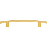128 mm Center-to-Center Brushed Gold Square Thatcher Cabinet Bar Pull