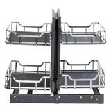 STORAGE WITH STYLE  Black Nickel 15'' Blind Corner Organizer