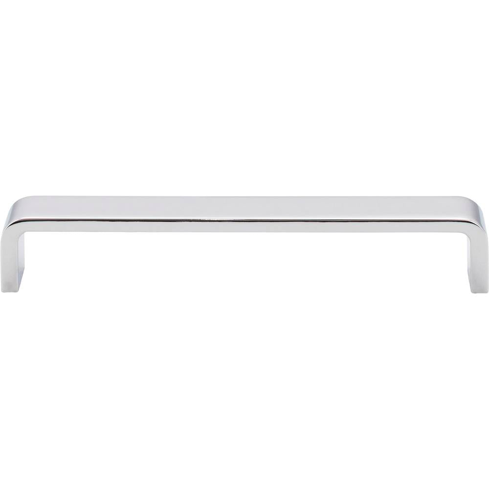 160 mm Center-to-Center Brushed Chrome Square Asher Cabinet Pull