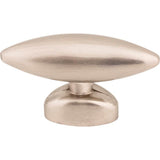 1-9/16'' Overall Length Matte Silver Football Verona Cabinet ''T'' Knob