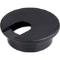 Hardware Resources - 2 Piece Black Plastic Wire Grommet for 2'' Diameter Hole - Black