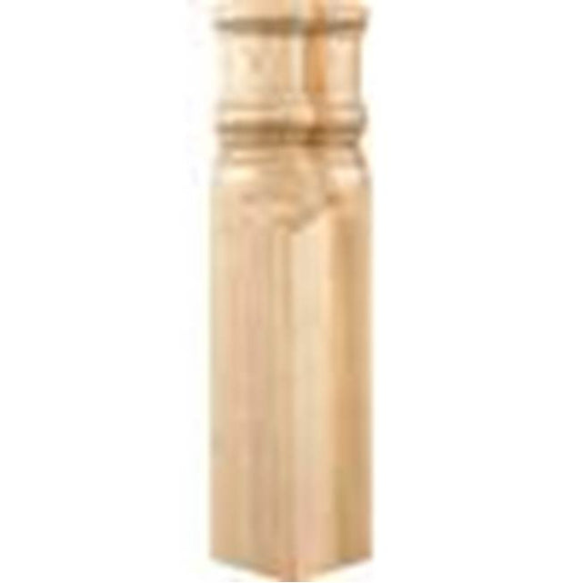 Hardware Resources - 2-7/8'' W x 1-7/8'' D x 9-7/8'' H Alder Spool and Transition Block - Unfinished
