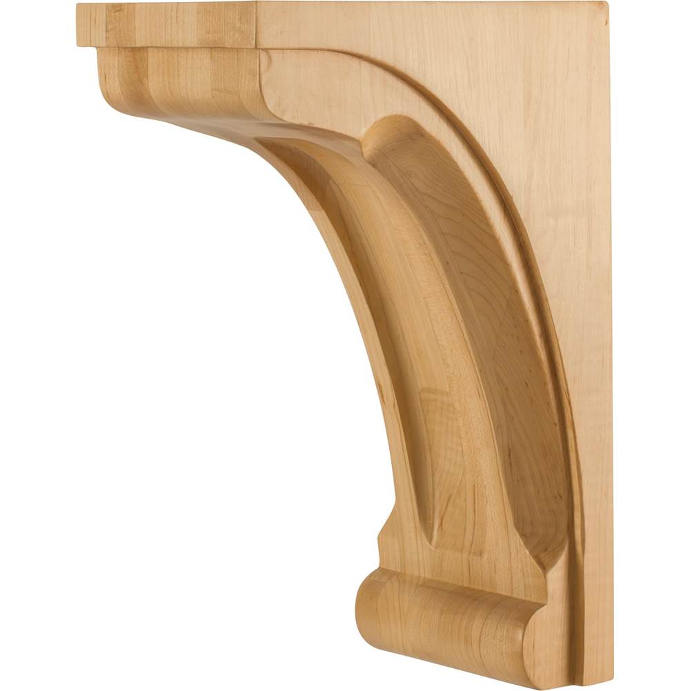 Hardware Resources - 5'' W x 8'' D x 12'' H Cherry Scooped Corbel - Unfinished