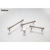 1'' Diameter Matte Black Conical Sedona Cabinet Knob