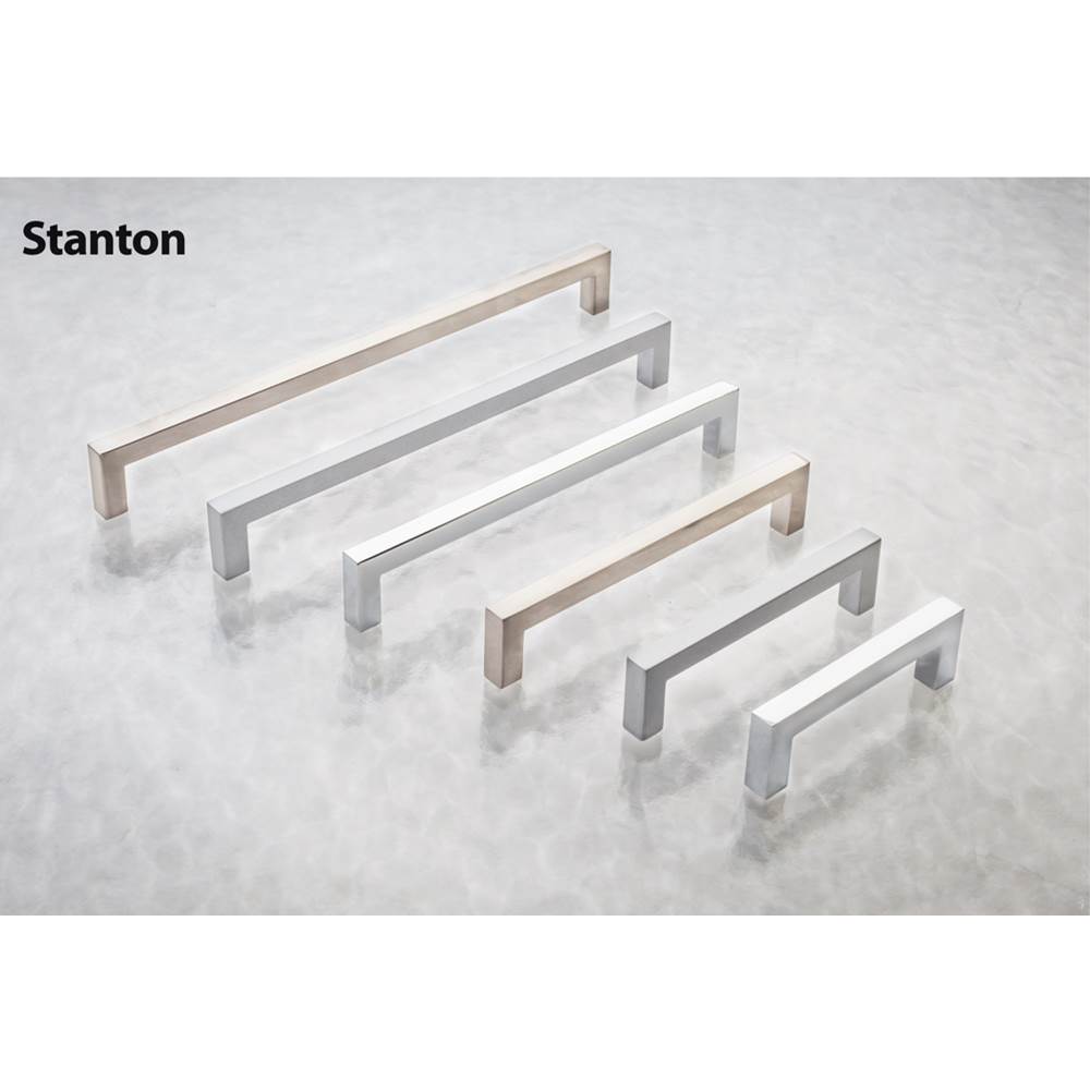 128 mm Center-to-Center Brushed Gold Square Stanton Cabinet Bar Pull