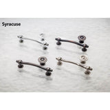 96 mm Center-to-Center Brushed Pewter Syracuse Cabinet Bar Pull