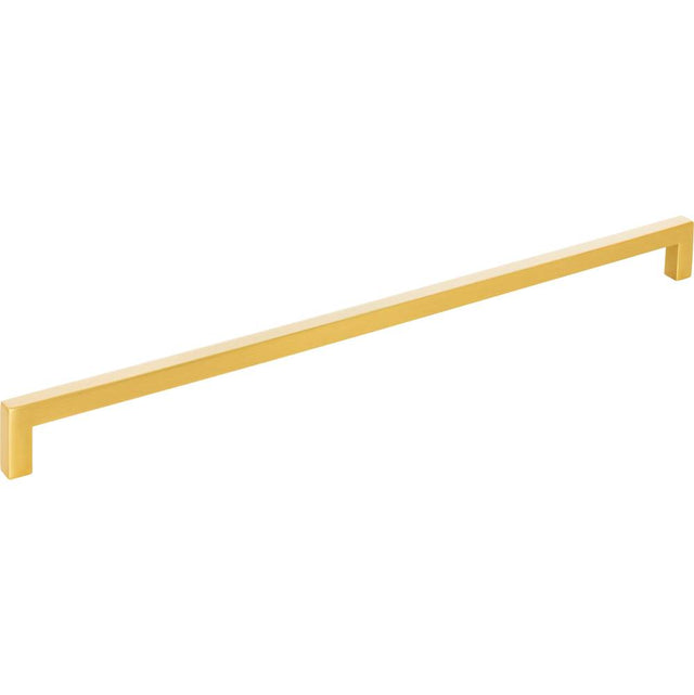 Hardware Resources - 320 mm Center-to-Center Brushed Gold Square Stanton Cabinet Bar Pull - Brushed Gold