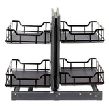 STORAGE WITH STYLE  Black Nickel 15'' Blind Corner Organizer