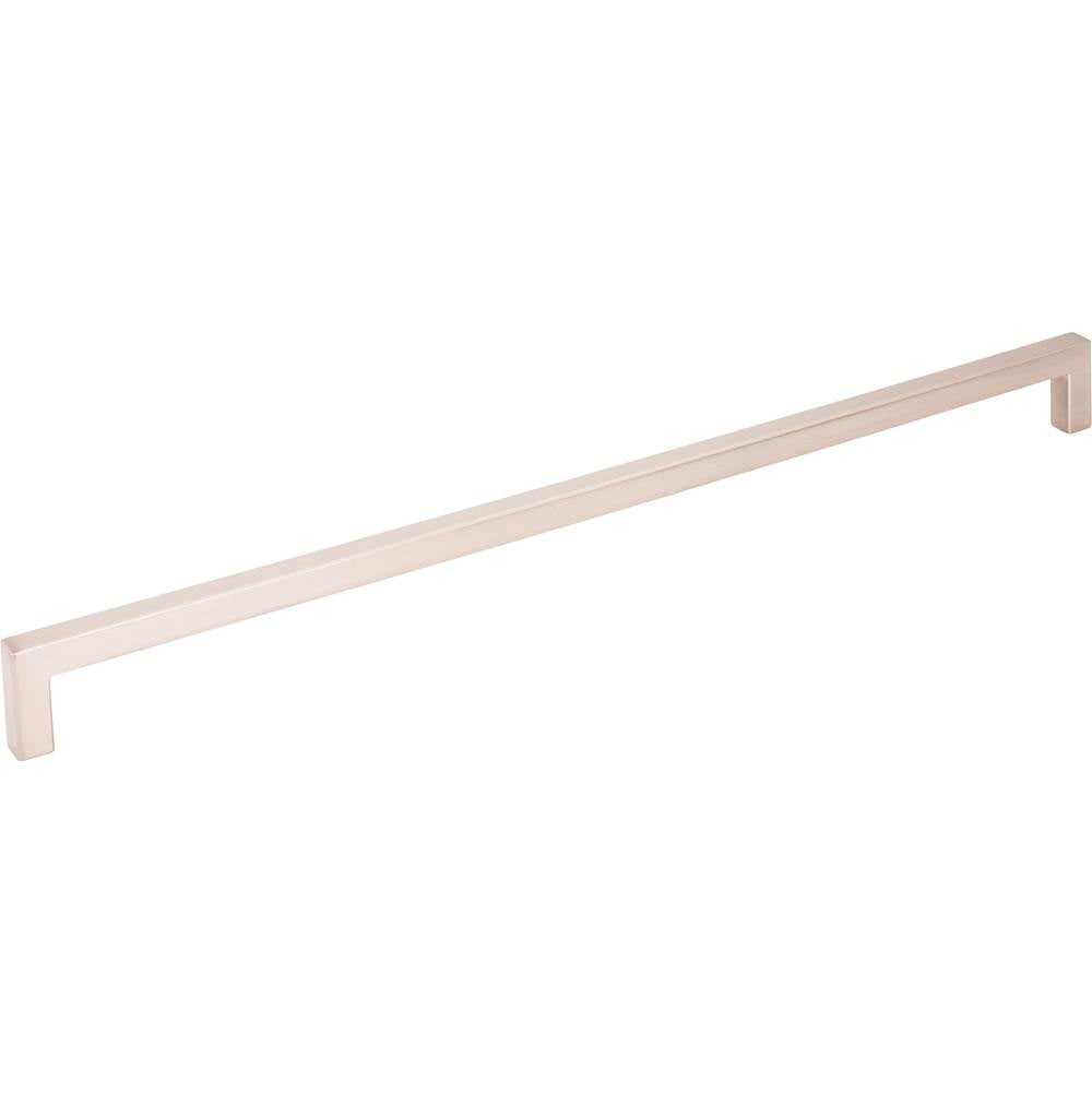 Hardware Resources - 320 mm Center-to-Center Satin Nickel Square Stanton Cabinet Bar Pull - Satin Nickel