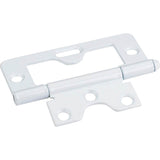 Hardware Resources - White 3'' Swaged Loose Pin Non-Mortise Hinge with 1 Slot - White