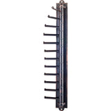 Hardware Resources - Brushed Oil Rubbed Bronze 12-Hook Cascading Tie Organizer - Brushed Oil Rubbed Bronze
