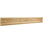 Hardware Resources - 1'' D x 3'' H Alder Acanthus Leaf Hand Carved Moulding - Unfinished