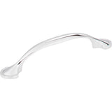 Hardware Resources - 96 mm Center-to-Center Polished Chrome Watervale Cabinet Pull - Polished Chrome