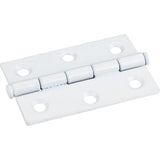 Hardware Resources - White 2-1/2'' x 1-11/16''  Single Full Swaged Butt Hinge - White