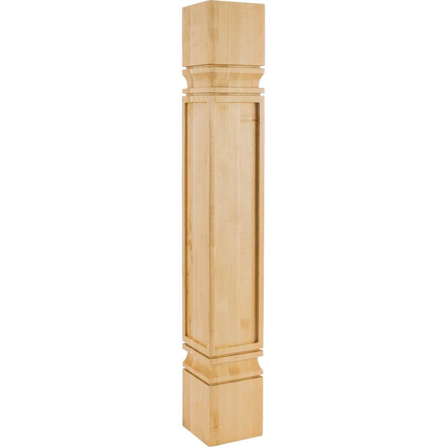 Hardware Resources - 5'' W x 5'' D x 35-1/2'' H Hard Maple Square Mission Post - Unfinished