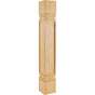 Hardware Resources - 5'' W x 5'' D x 35-1/2'' H Alder Square Mission Post - Unfinished