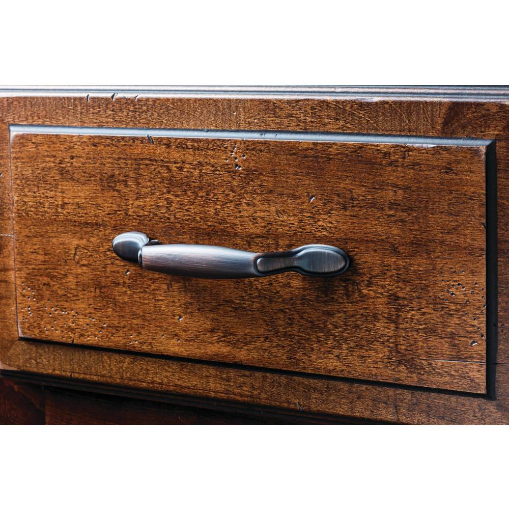 3'' Center-to-Center Brushed Oil Rubbed Bronze Vienna Cabinet Pull