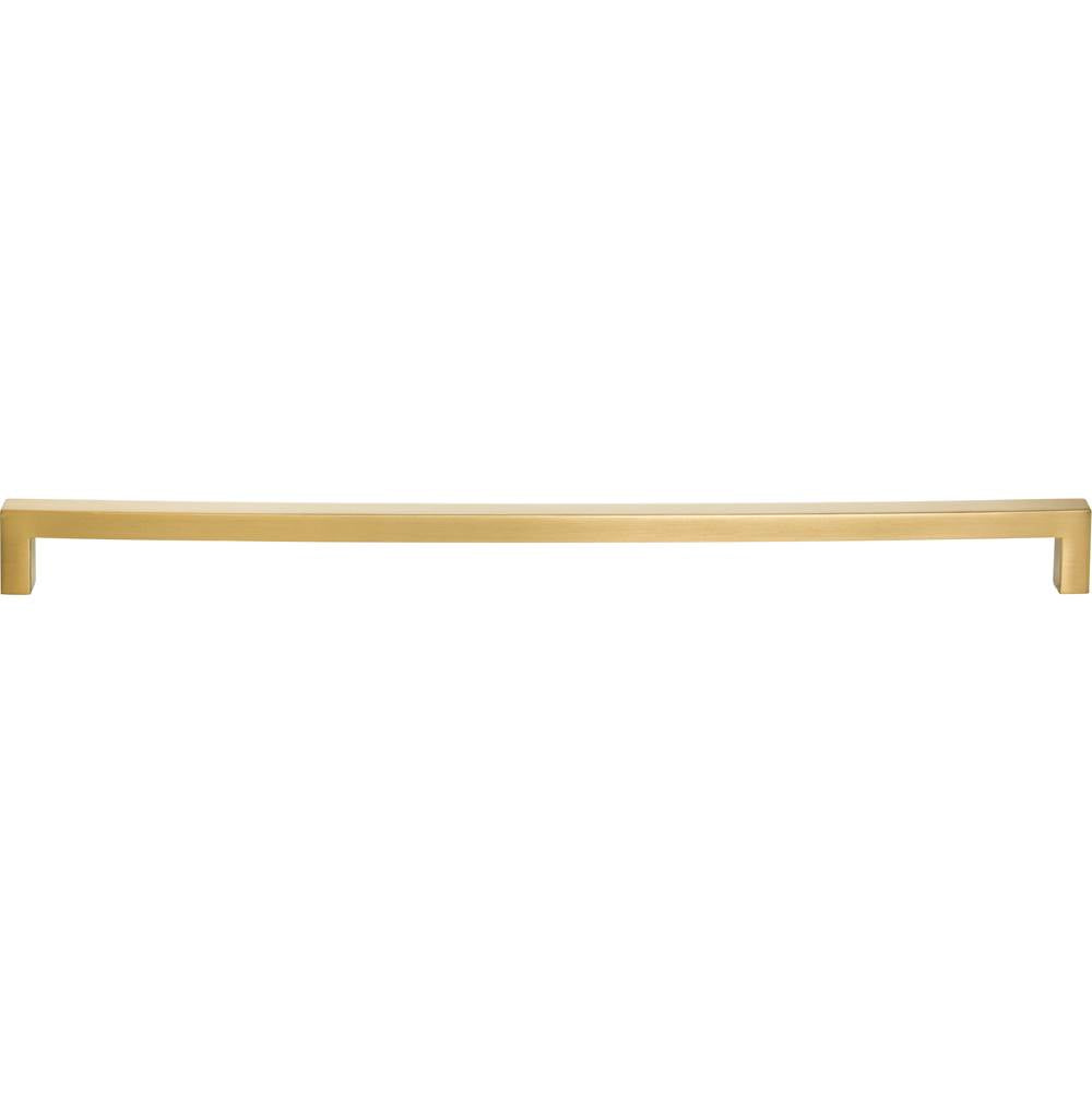 320 mm Center-to-Center Brushed Gold Square Stanton Cabinet Bar Pull