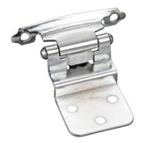 Hardware Resources - Traditional 3/8'' Inset Hinge with Semi-Concealed Frame Wing - Polished Chrome - Polished Chrome