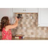 Brushed Oil Rubbed Bronze Under Cabinet Wine Bottle Rack