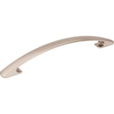 Hardware Resources - 160 mm Center-to-Center Satin Nickel Arched Strickland Cabinet Pull - Satin Nickel