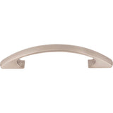 96 mm Center-to-Center Brushed Pewter Arched Strickland Cabinet Pull